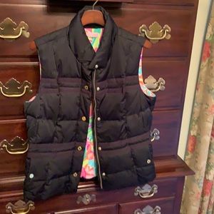 Lilly Pulitzer Black Vest